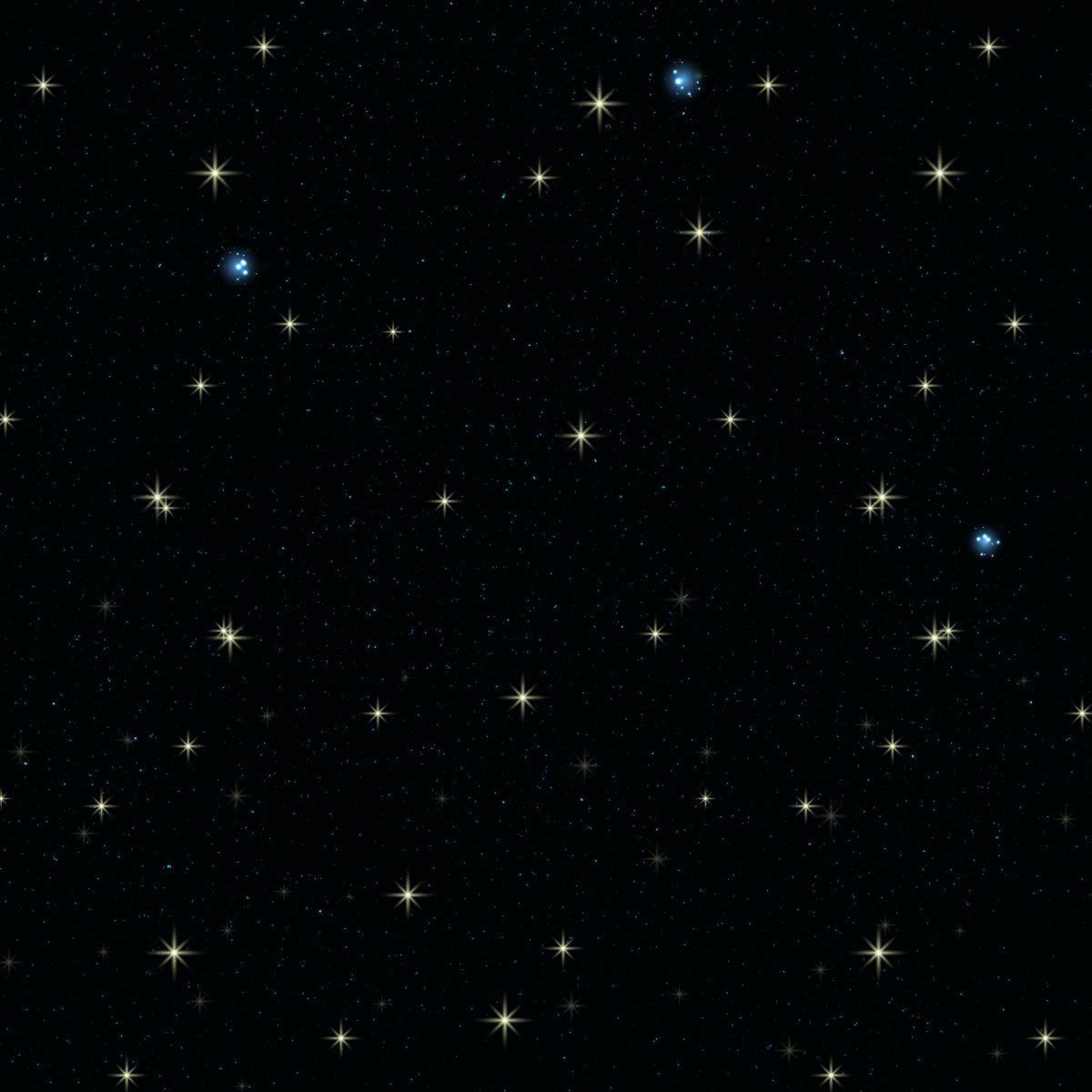 Звезды на черном фоне