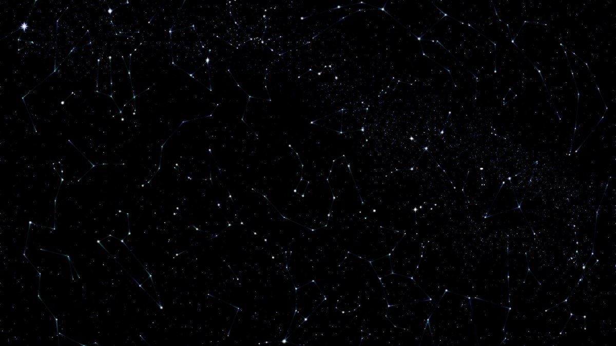 Звездное небо черное