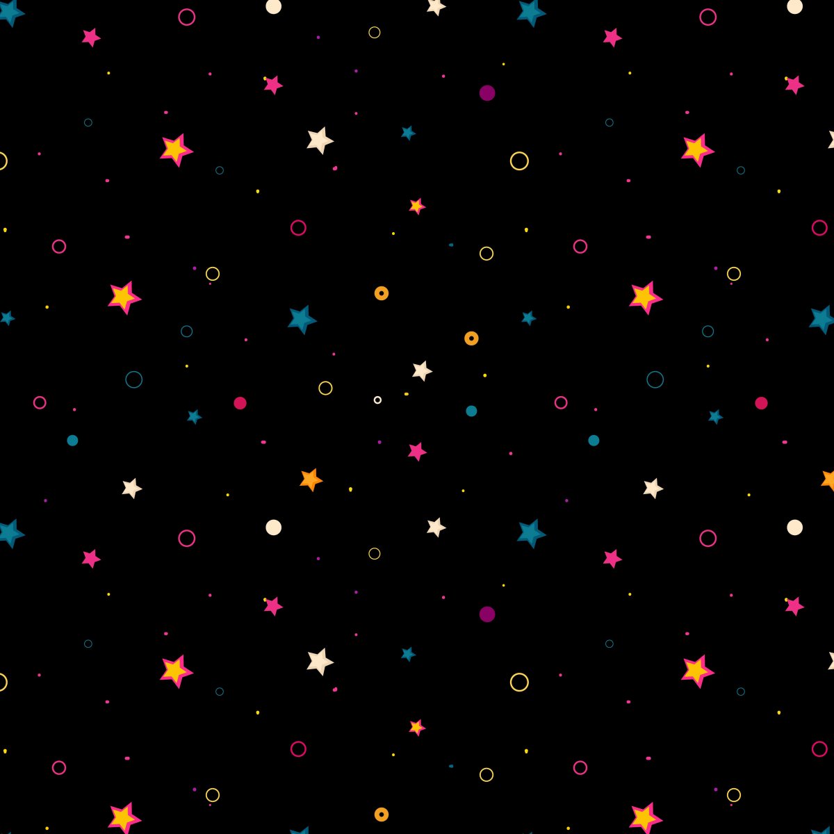 Черное звездное небо обои