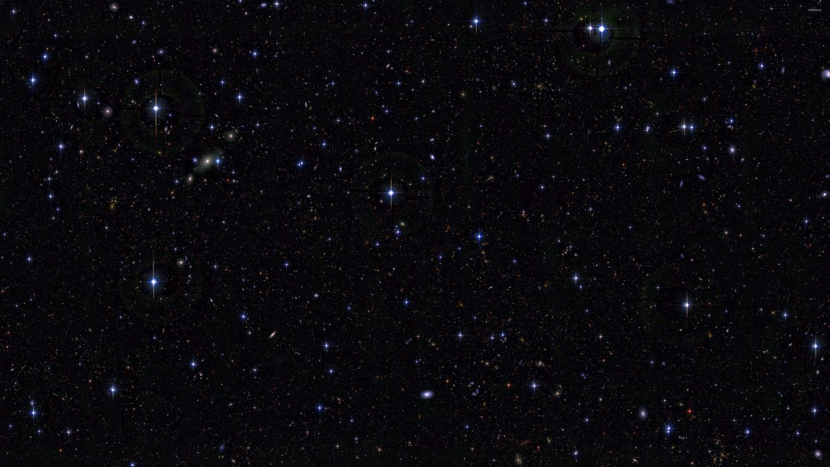 Звездочки на черном фоне