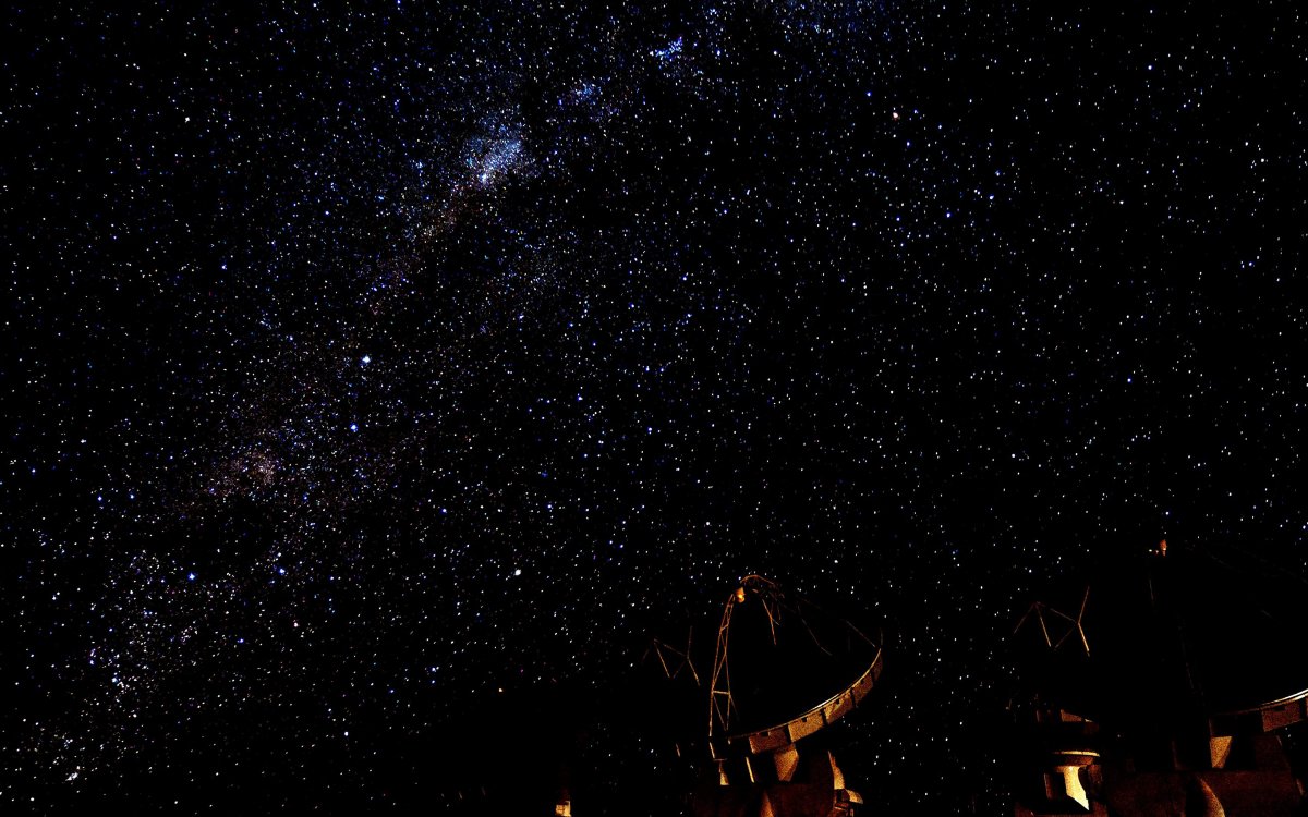 Темный Звездный фон