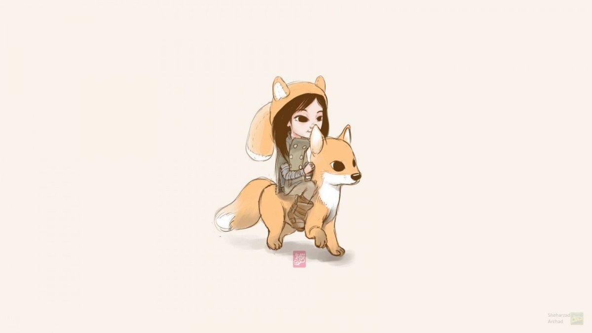 Обои в стиле indie Kid