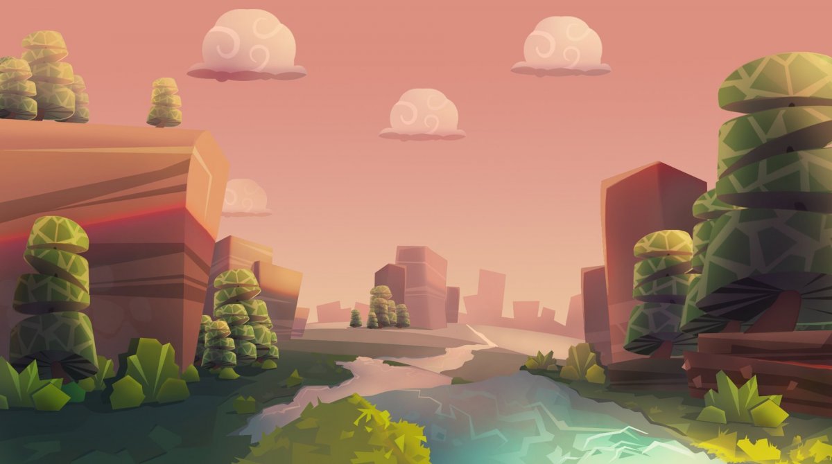 Задний фон для платформера