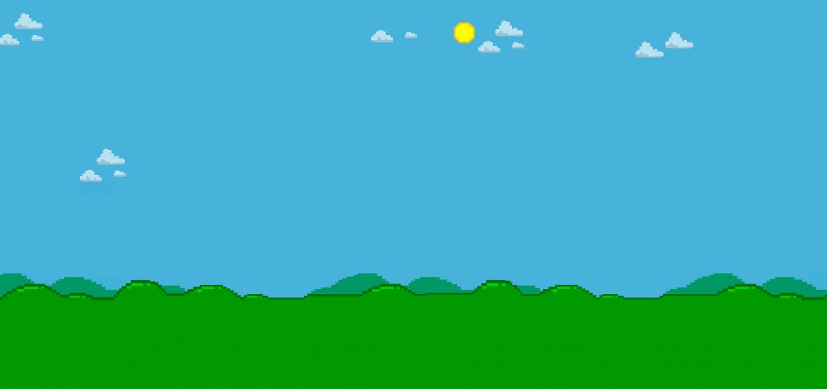 Фон для пиксельного платформера