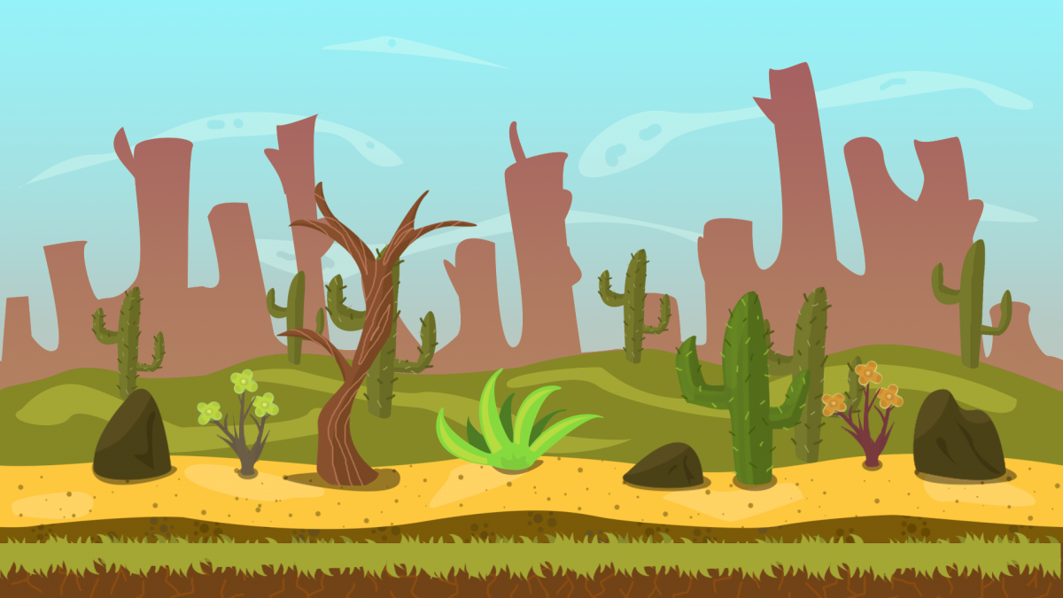 Фон для игры платформера