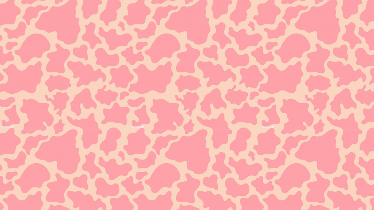 Коровий принт розовый