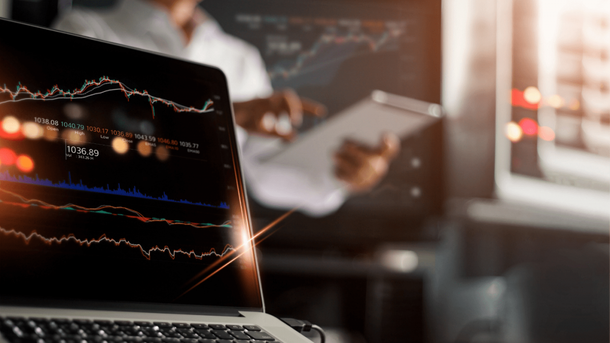 Трейдер с ноутом