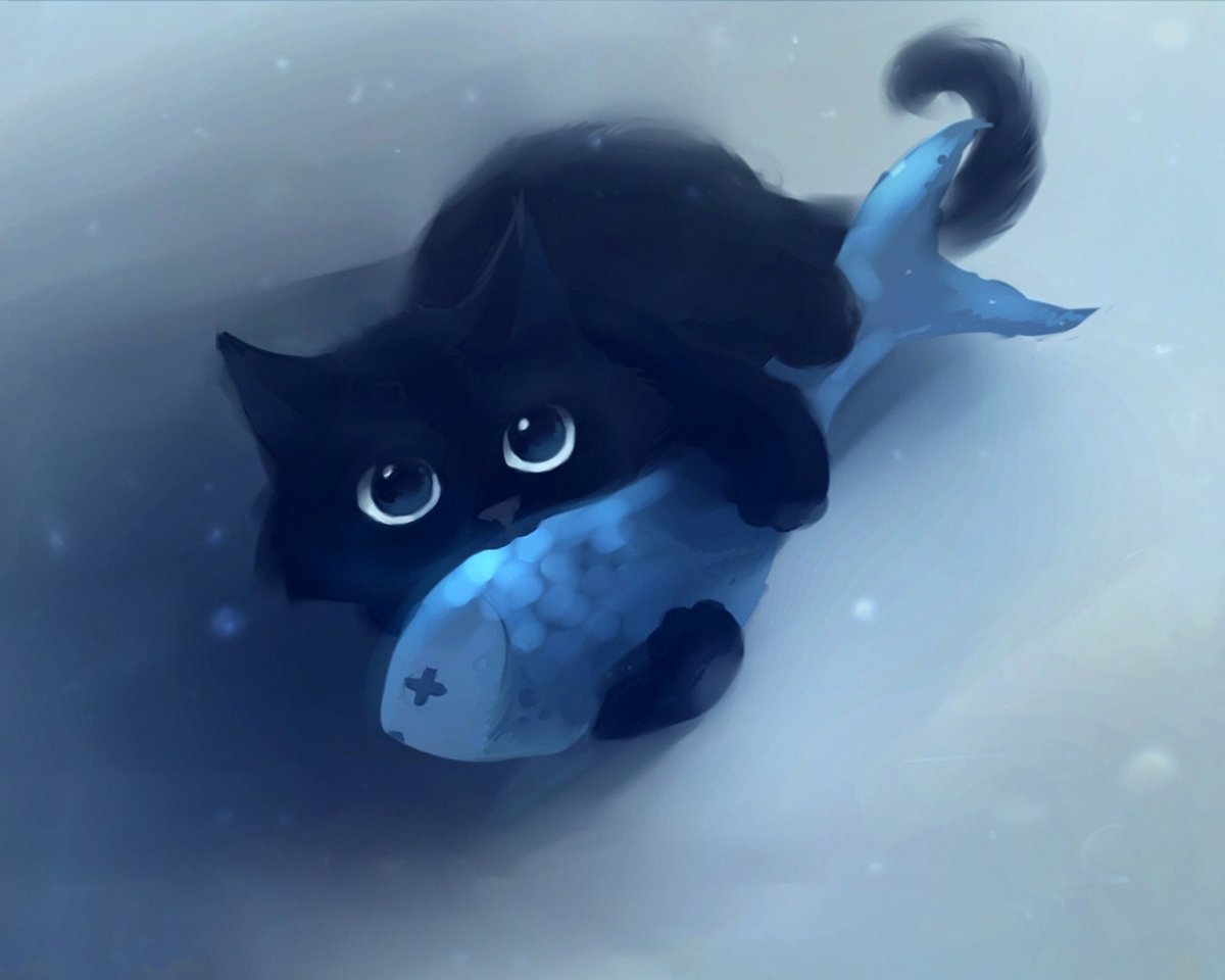 Милые мультяшные коты