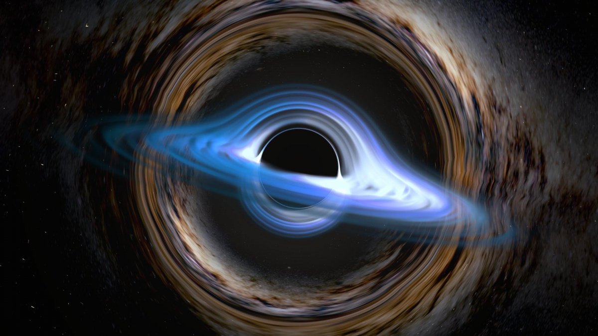 Корабль летит в черную дыру