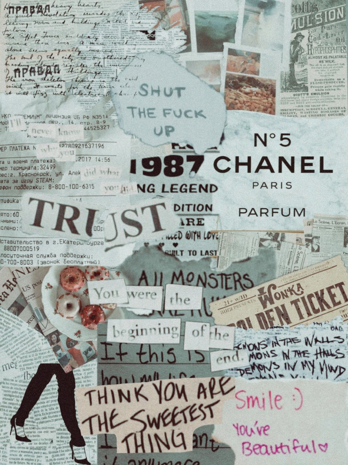 Старая газета фон