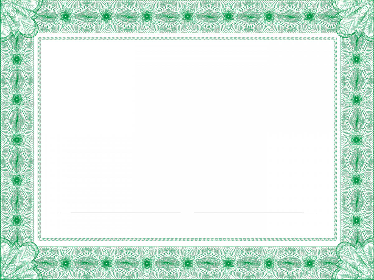 Certificate Design background