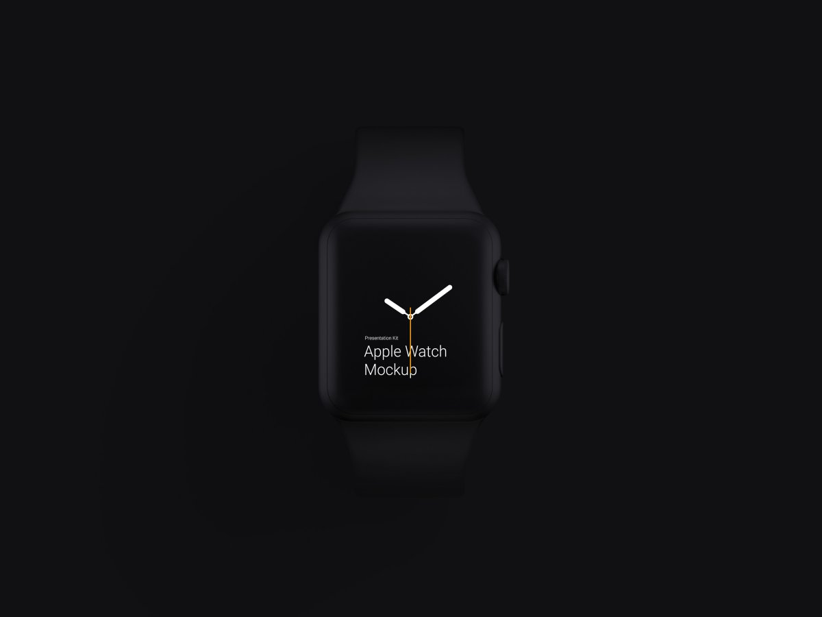 Смарт часы на темном фоне