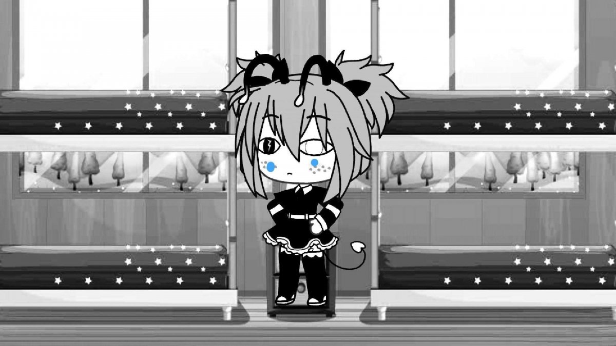 Балкон ночью фон гача лайф