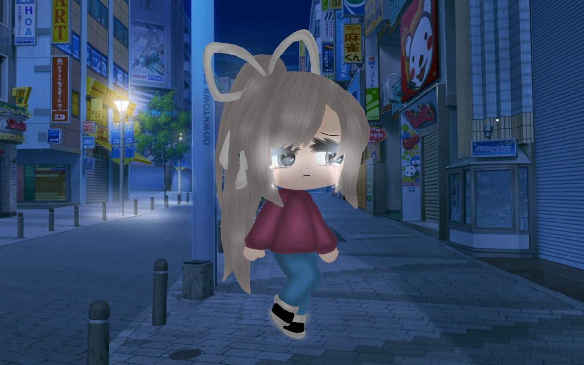 Фон многоэтажки для гача