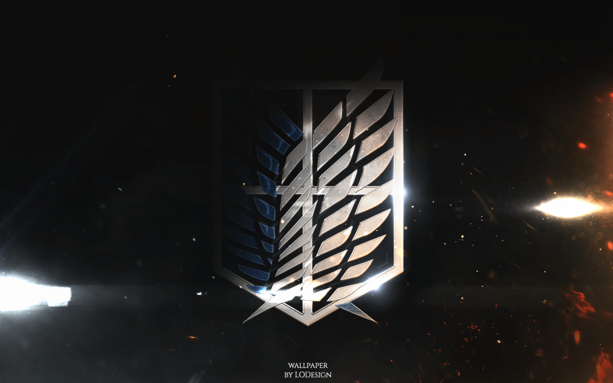 Знак развед корпуса атака титанов 4к