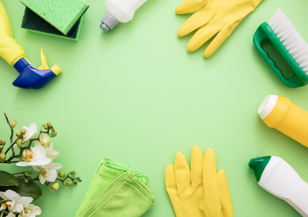 Бытовая химия вид сверху