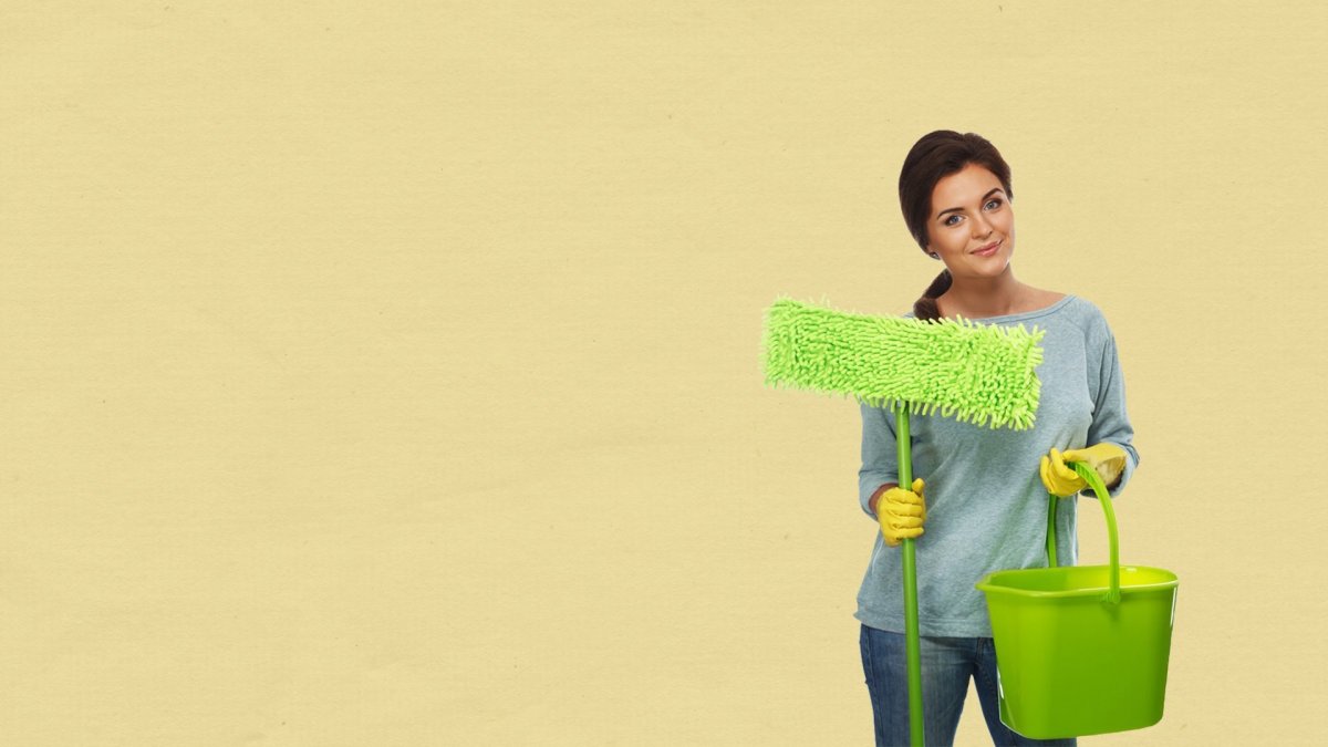 Клининг красиво без человека