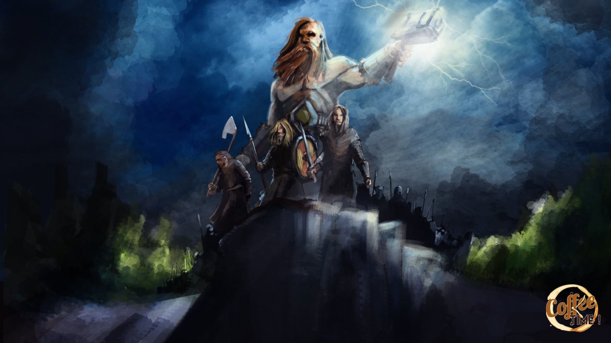 Скандинавия Викинги штурмуют