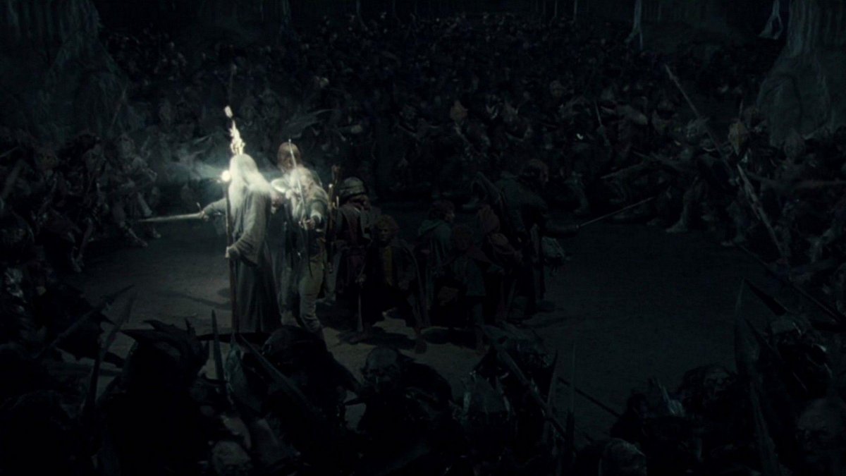 Гэндальф и назгулы