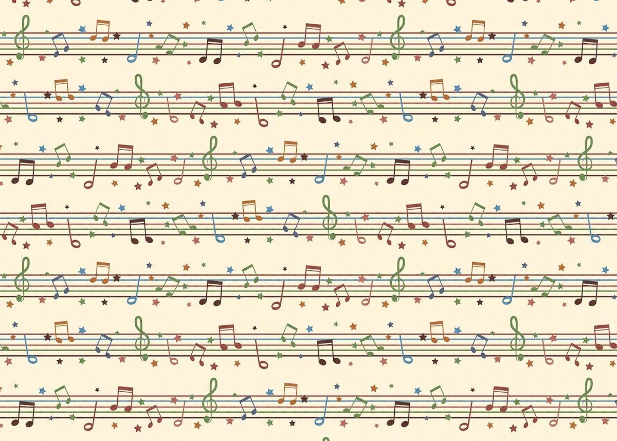 Фон Ноты для скрапбукинга