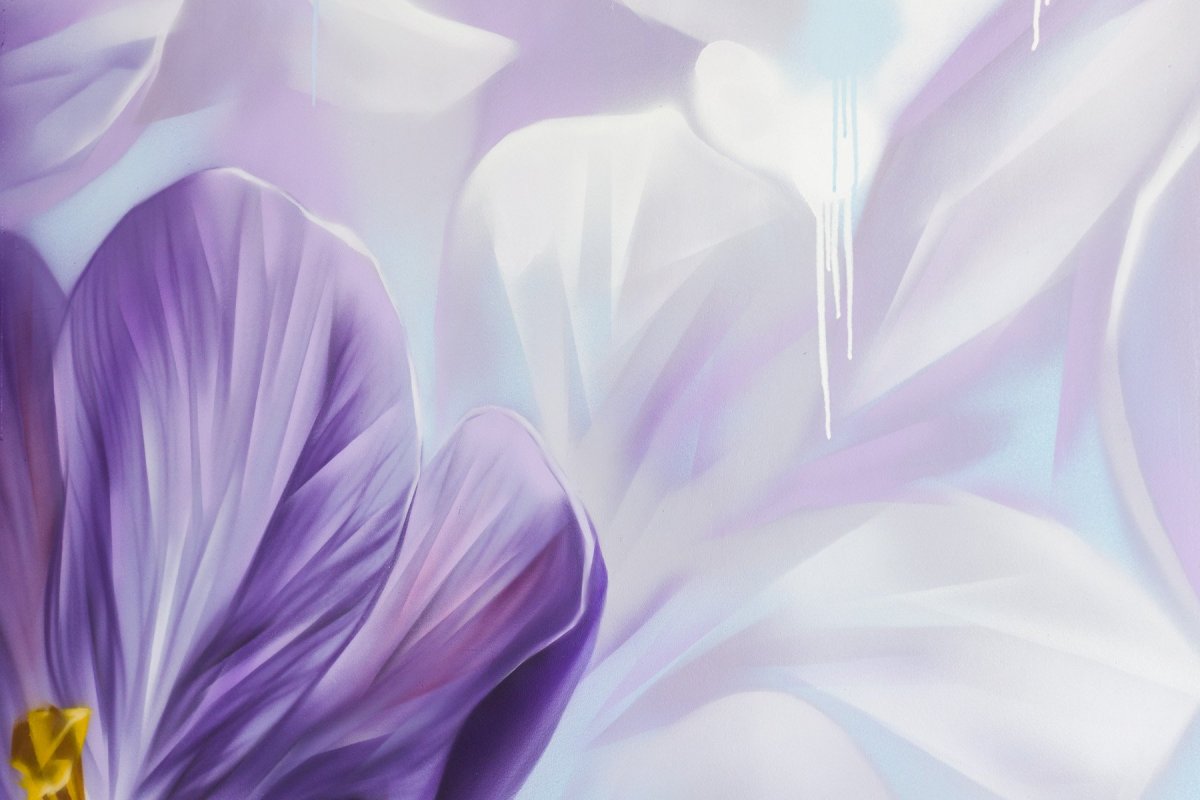 Сиреневые цветы фон