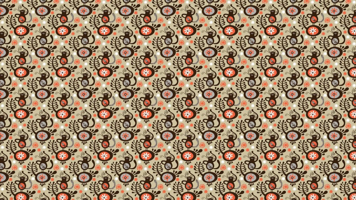 Паттерн в ретро стиле