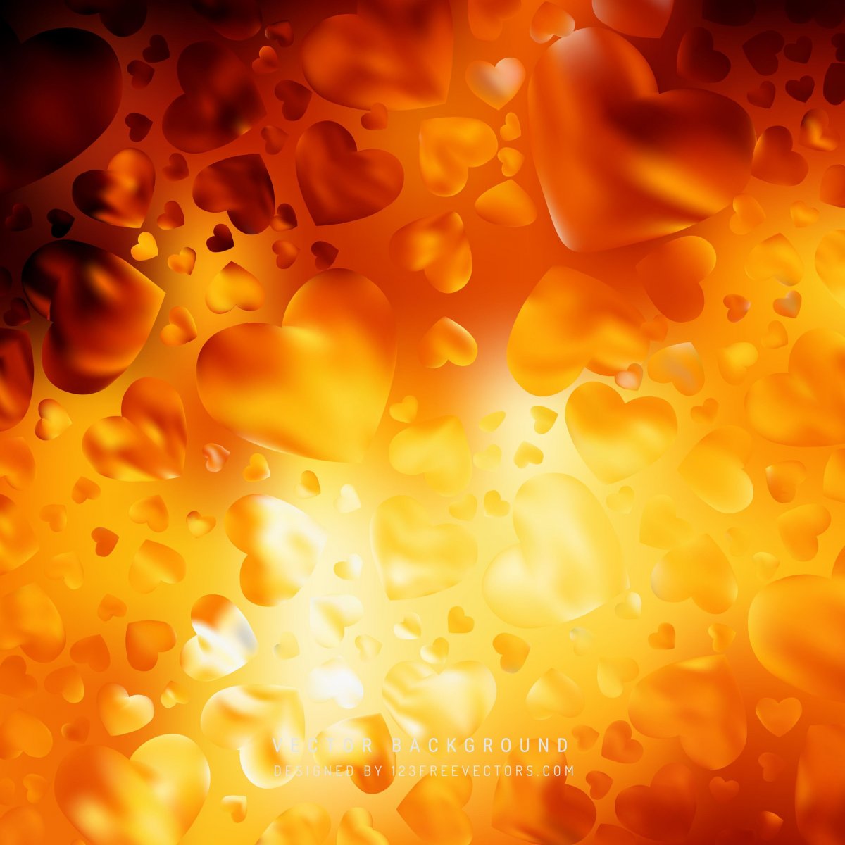 Оранжево черный фон