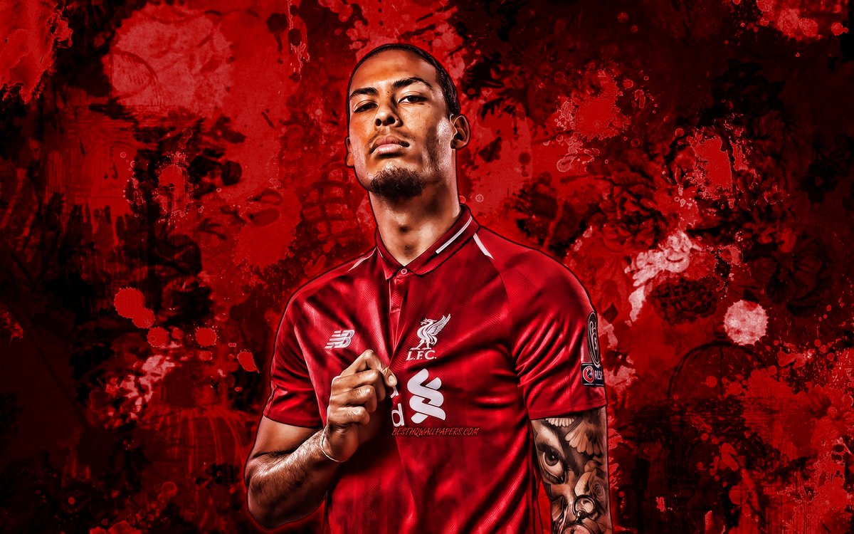 Ван Дейк арт футболист