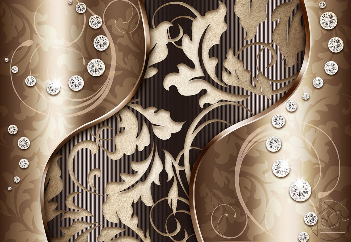 Коричневые обои