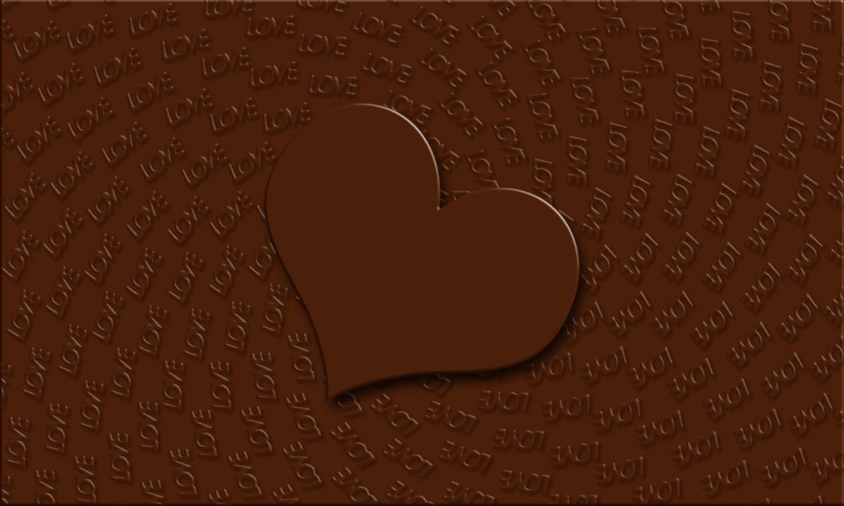 Коричневый фон с узорами