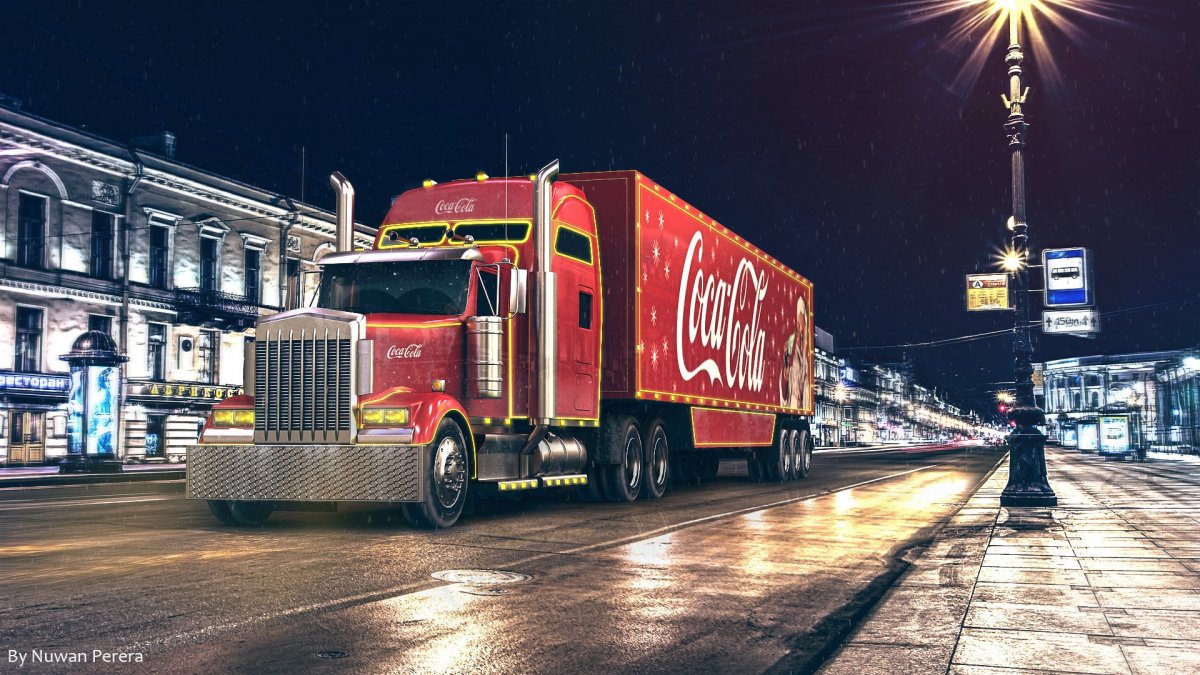 Грузовик Coca Cola
