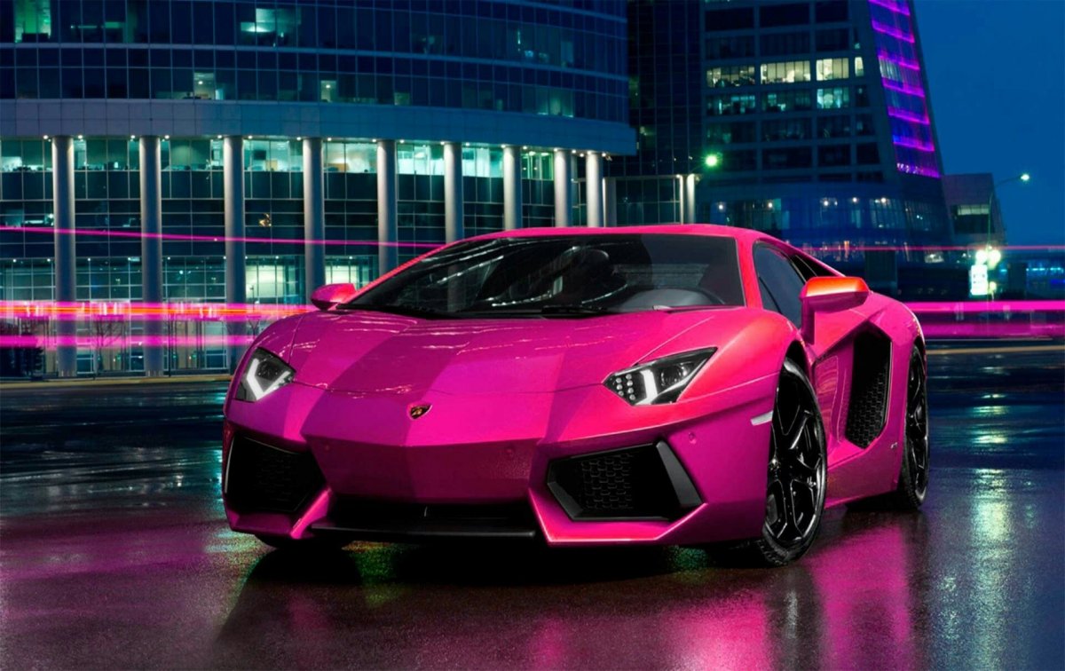 Lamborghini Aventador lp700-4 красный
