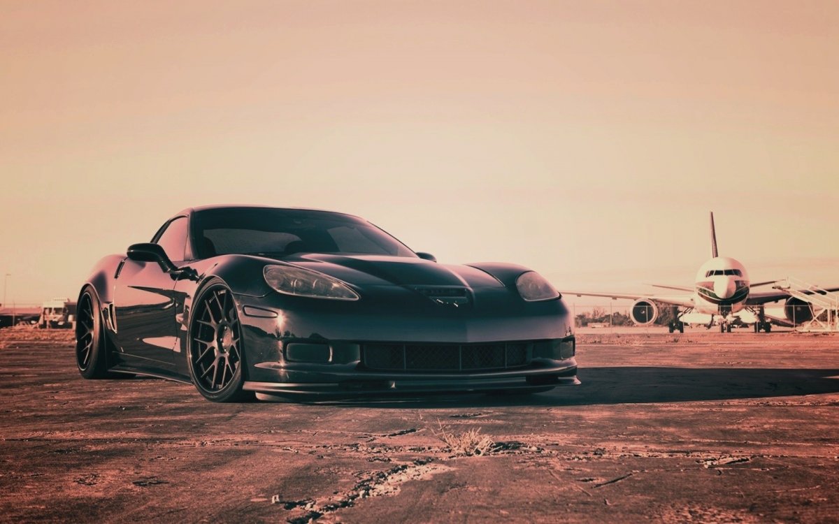Chevrolet Corvette zr1 обои 4к