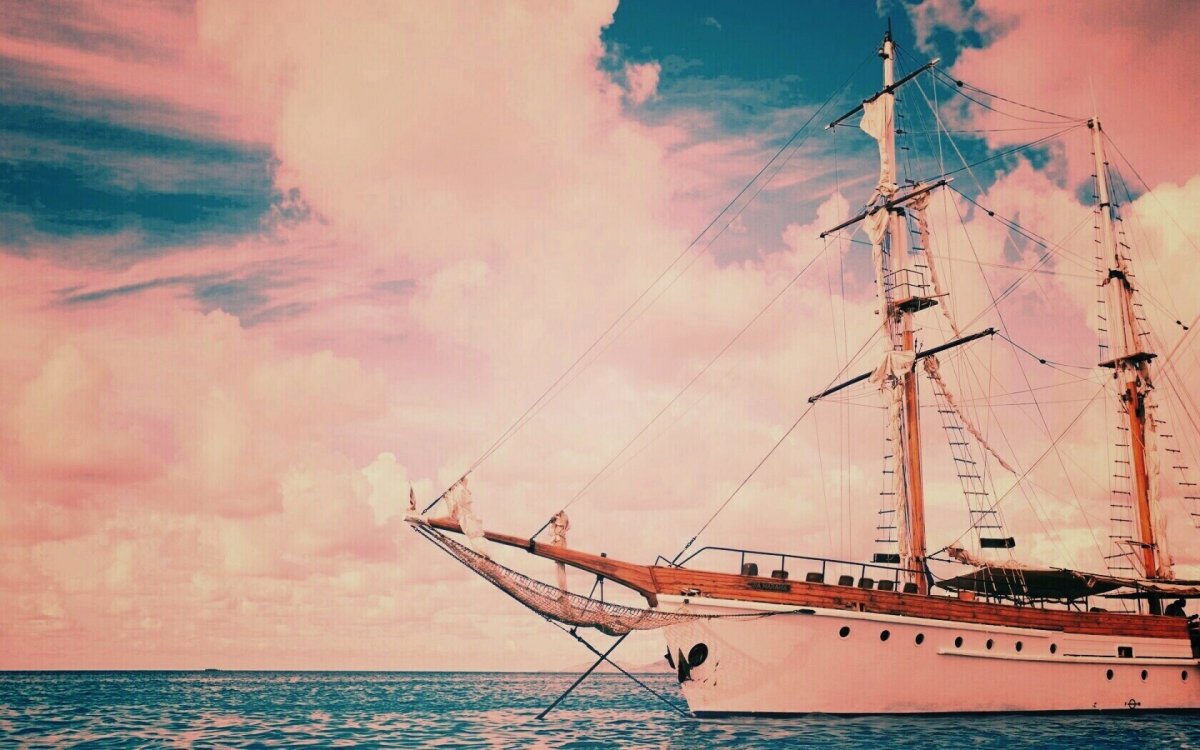 Обои парусный линкор