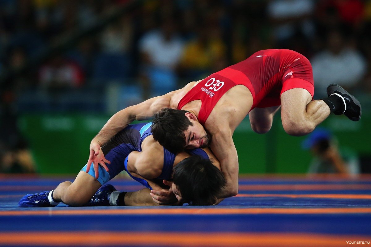 Греко-Римская борьба борец вектор