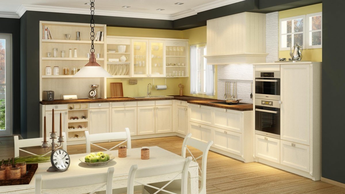 Немецкие кухни в интерьере