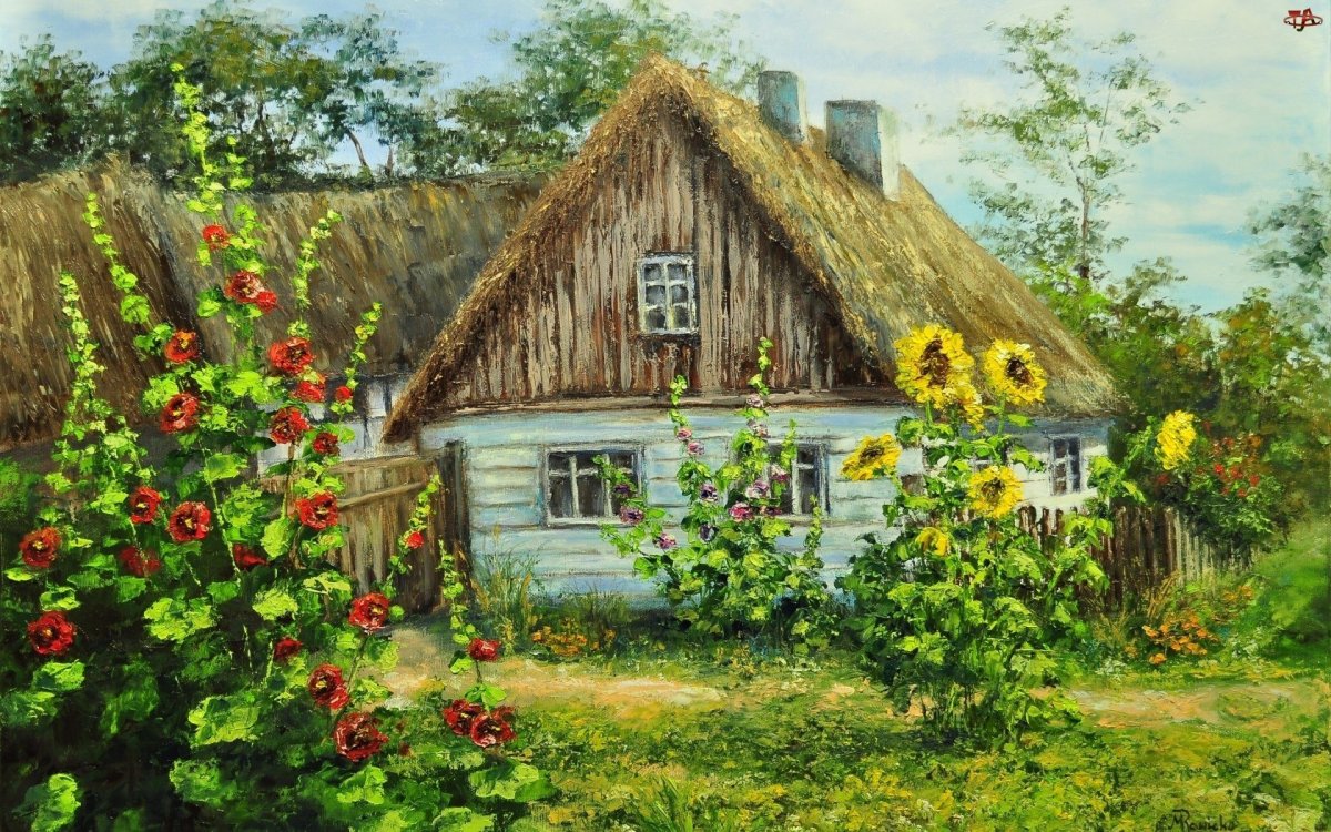 Деревенский пейзаж