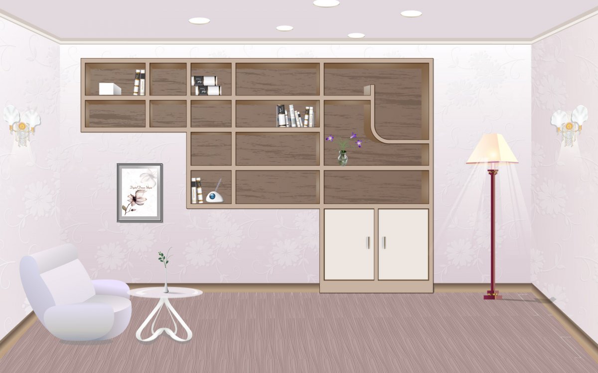 Рабочий стол полочки