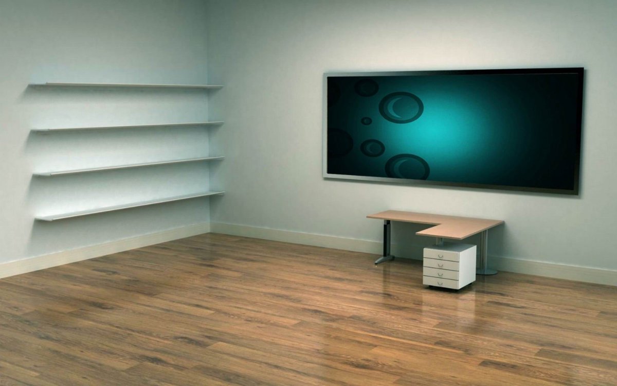 Комната с полками для ярлыков