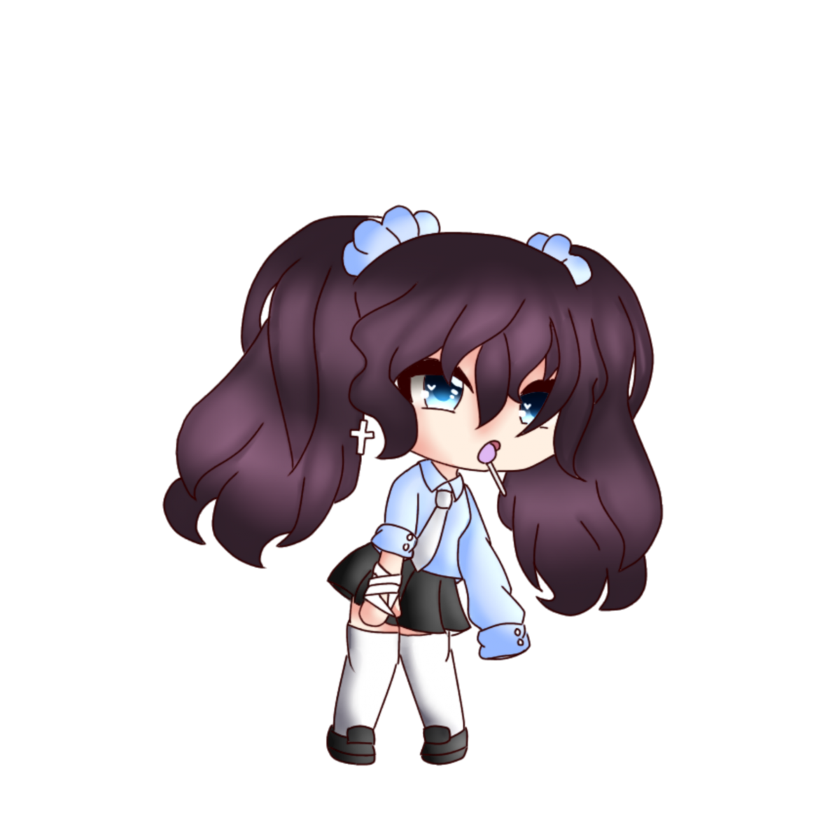 Гача лайф волосы на прозрачном фоне