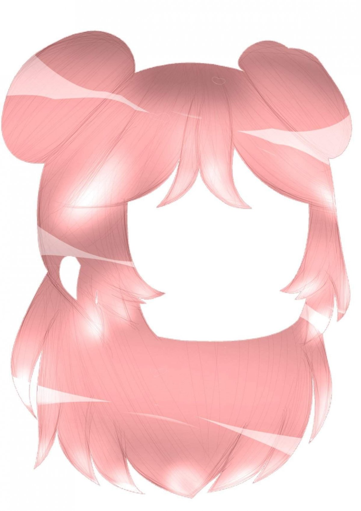 Гача волосы для девочек без фона