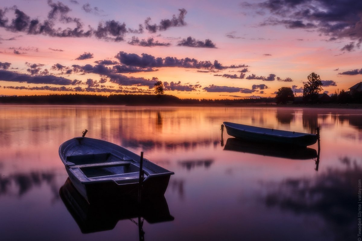 Зеленые холмы безмятежность