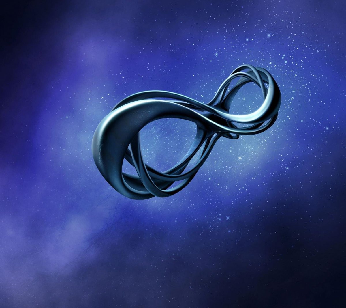 Космос со знаком бесконечность