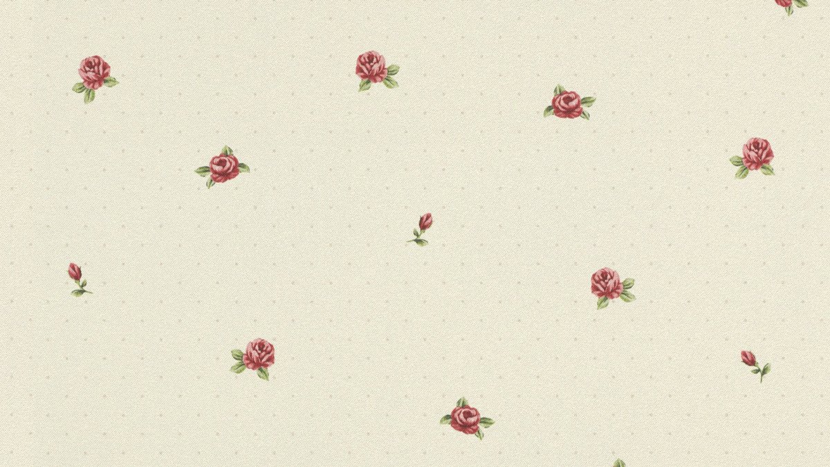 Обои в мелкую розочку