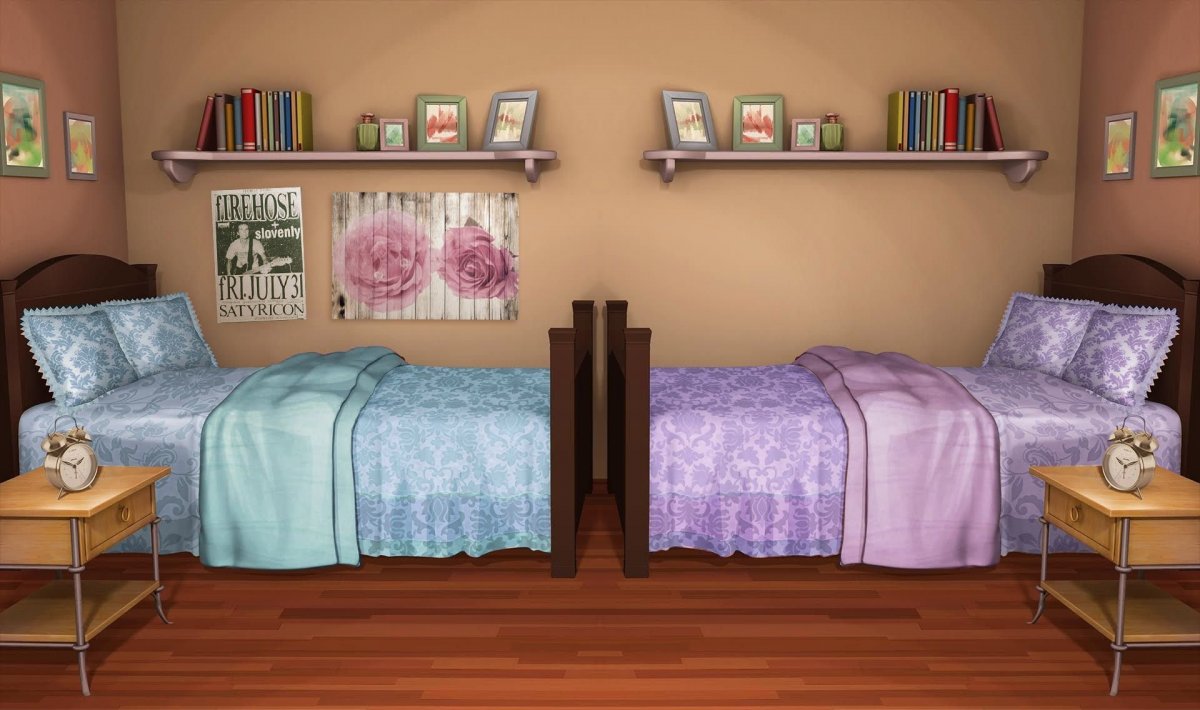 Кровать гача лайф