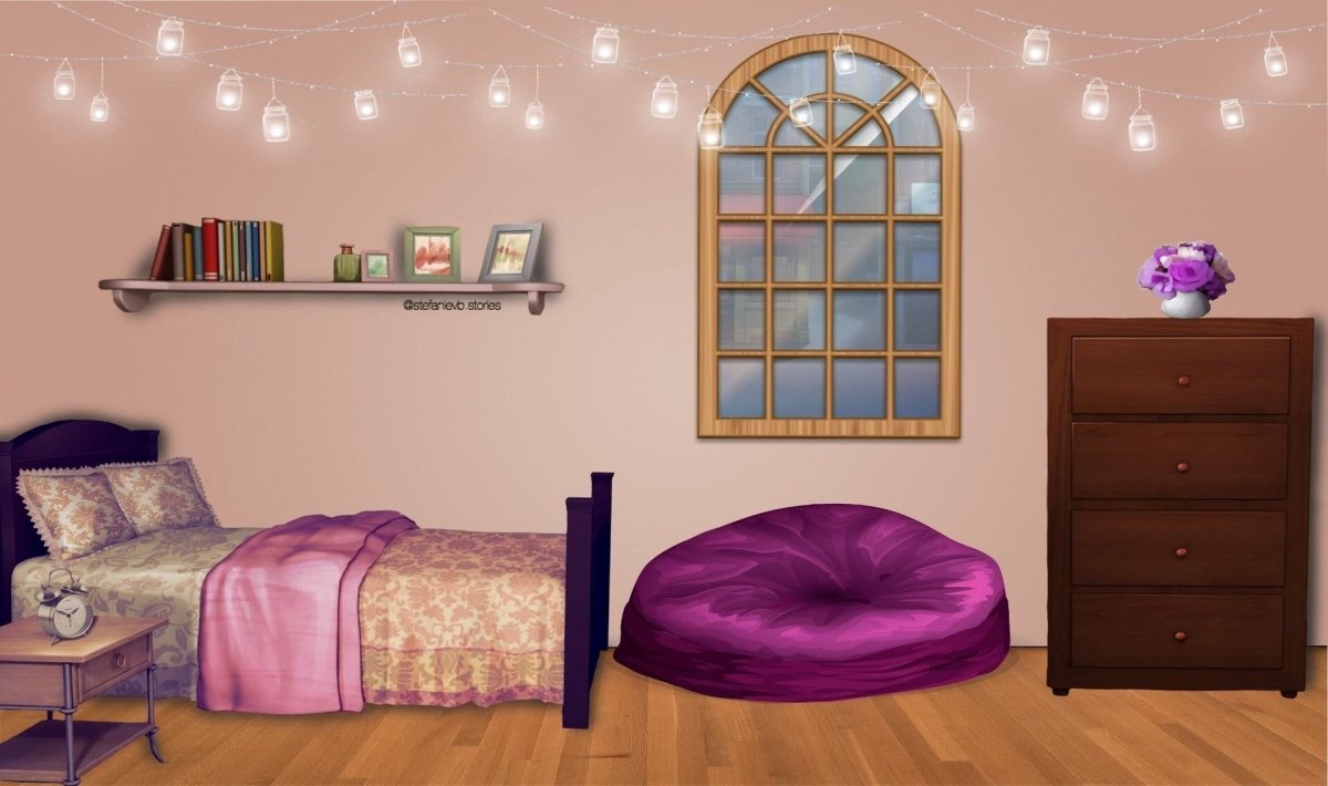 Спальня гача лайф ночь