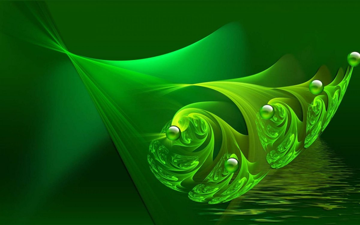 Зеленый фон