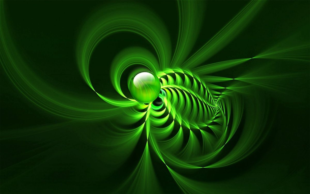 Зеленая абстракция