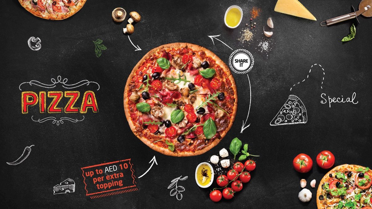 Коричневый фон для меню ресторана