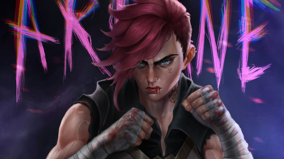 Обои из аркейн